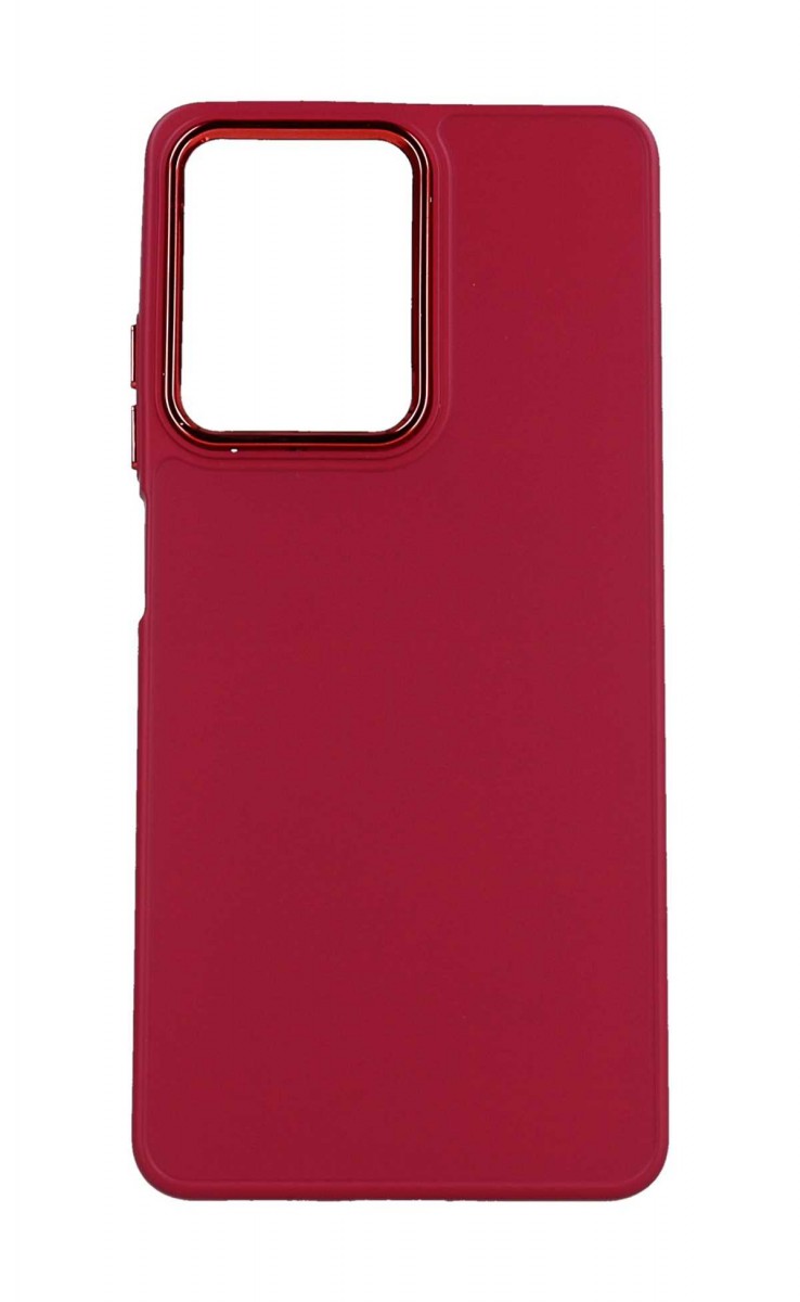 Levně Kryt TopQ Frame Xiaomi Redmi Note 12 Pro+ 5G malinový 108449 (pouzdro neboli obal na mobil Xiaomi Redmi Note 12 Pro+ 5G)