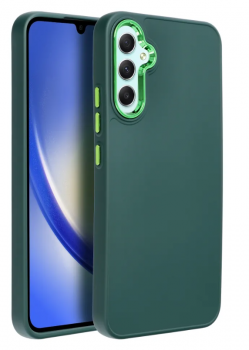 Zadní kryt Frame na Samsung A34 zelený