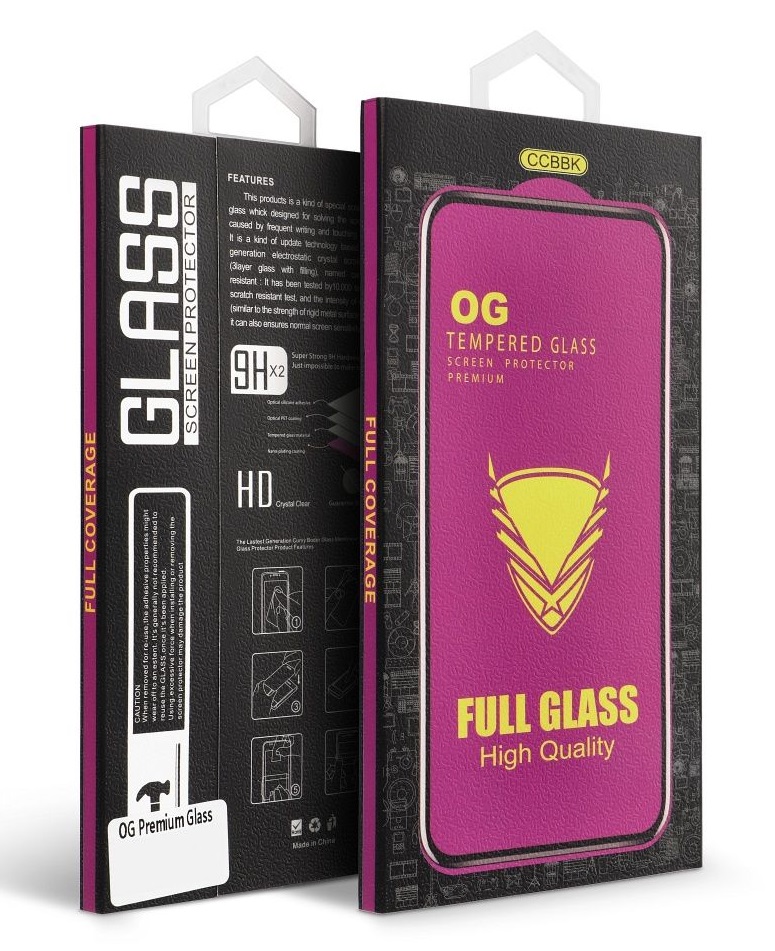 Levně Tvrzené sklo OG Premium Glass Xiaomi Redmi 13C Full Cover černé 118454 (ochranné sklo Xiaomi Redmi 13C)