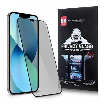 Tvrzené sklo Gorilla Privacy na Xiaomi Redmi Note 13 Full Cover černé