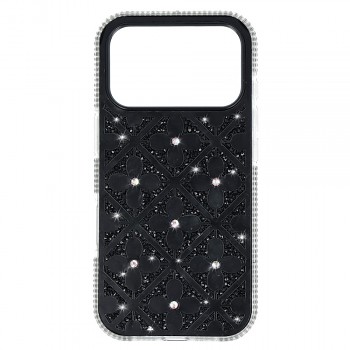 Zadní kryt Flower pro iPhone 17 Pro Max černý