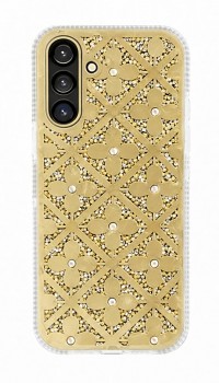 Zadní kryt Flower pro Samsung Galaxy A17 5G zlatý