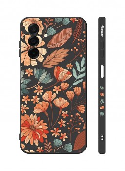 Zadní kryt Design na Samsung A26 5G Luční kvítí černý