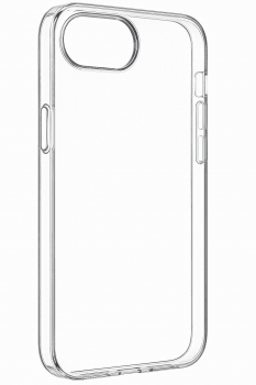 Zadní kryt na iPhone 16e 1 mm průhledný