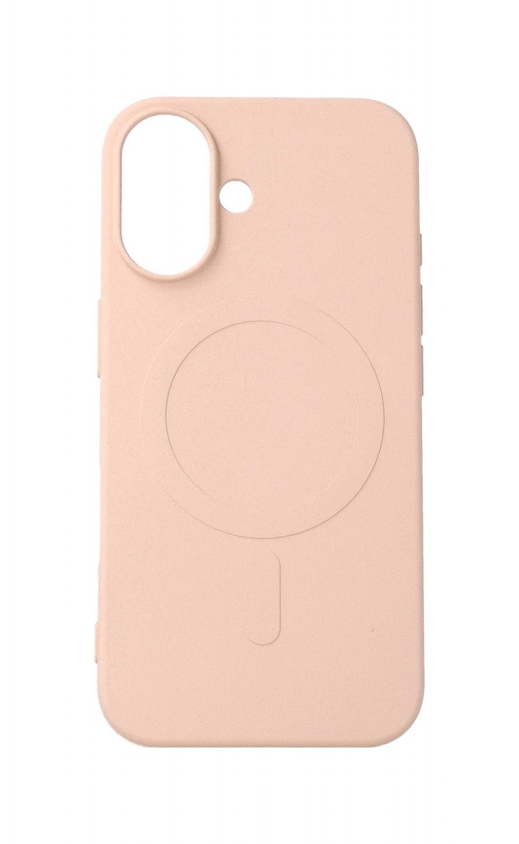 Zadní kryt na iPhone 16 s MagSafe světle růžový