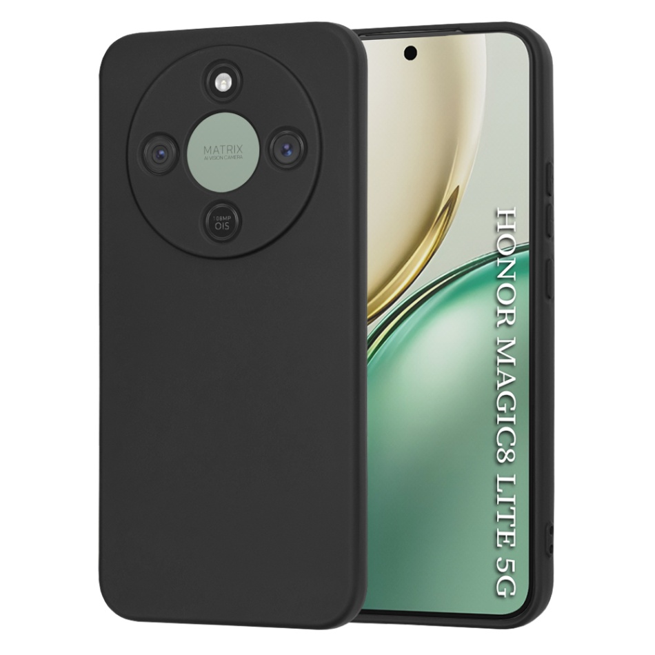 Levně Techsuit SoftFlex pro Honor Magic8 Lite – černý