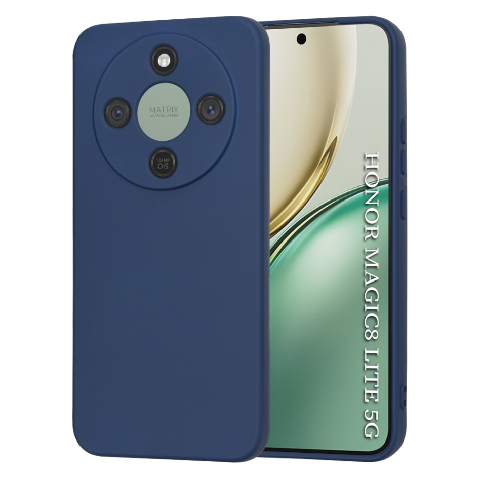 Levně Techsuit - SoftFlex - Honor Magic8 Lite - tmavě modrá