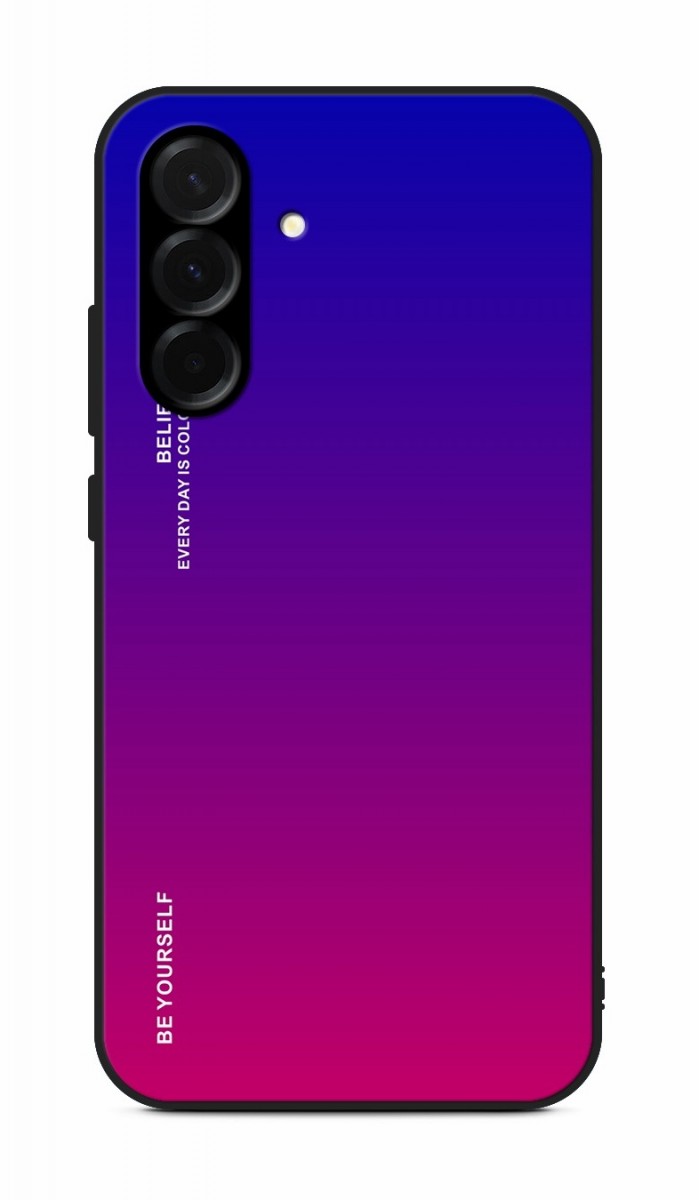 Levně Kryt TopQ LUXURY Samsung A56 pevný duhový fialový 138560 (pouzdro neboli obal na mobil Samsung A56)
