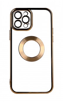 Zadní kryt na iPhone 12 Pro Beauty Clear zlatý