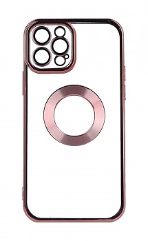 Zadní kryt na iPhone 12 Pro Beauty Clear růžový