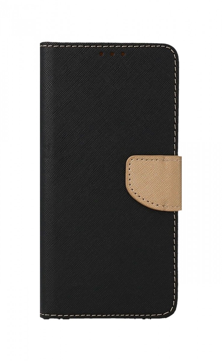 Pouzdro TopQ Samsung A13 5G knížkové černo-zlaté 68581 (kryt neboli obal na mobil Samsung A13 5G)