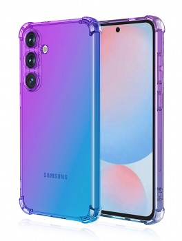 Zadní kryt na Samsung A36 Shock duhový fialovo-modrý