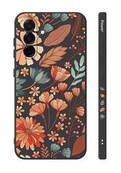Zadní kryt Design na Samsung A36 Luční kvítí černý