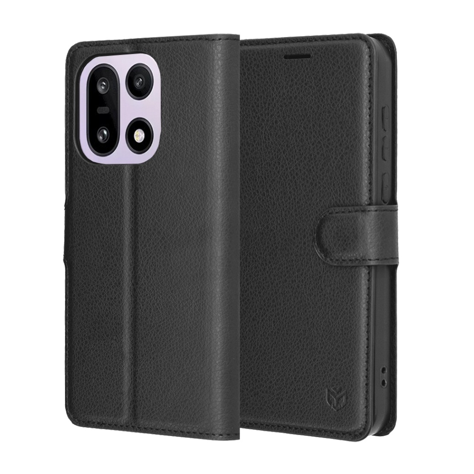 Levně Techsuit - kožené pouzdro - OnePlus 15 - černé