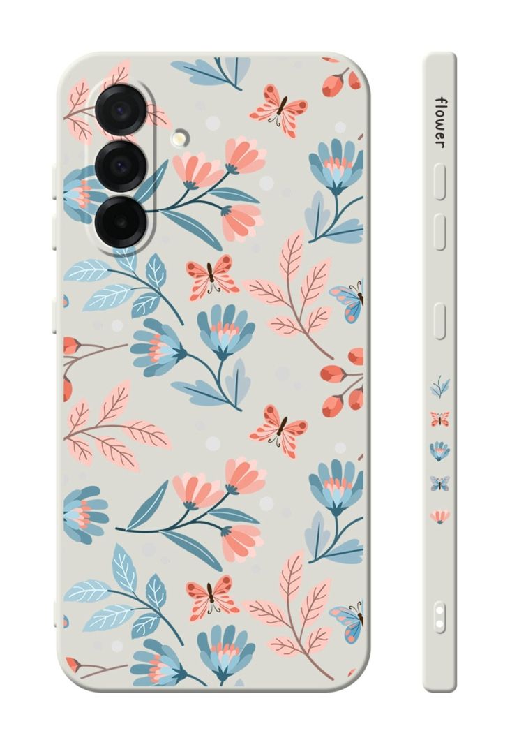 Zadní kryt Design na Samsung A36 Romantické kvítky