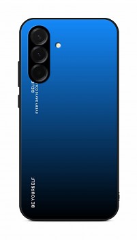 Zadní pevný kryt LUXURY na Samsung A36 duhový modrý
