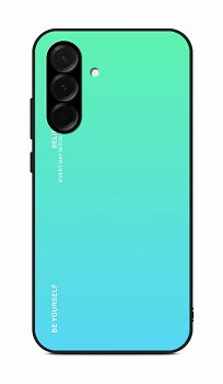 Zadní pevný kryt LUXURY na Samsung A36 duhový zelený