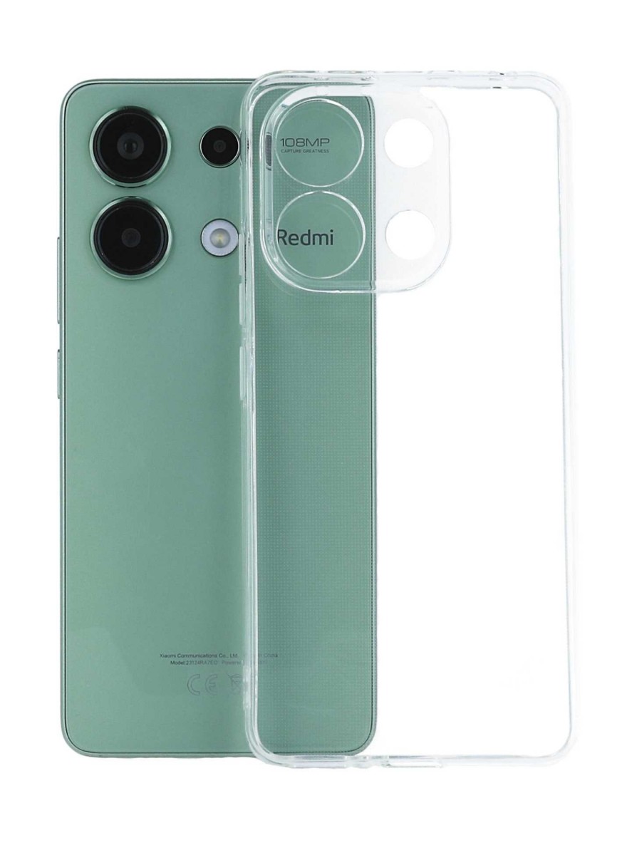 Levně Kryt TopQ Xiaomi Redmi Note 13 2 mm průhledný 118624 (pouzdro neboli obal na mobil Xiaomi Redmi Note 13)