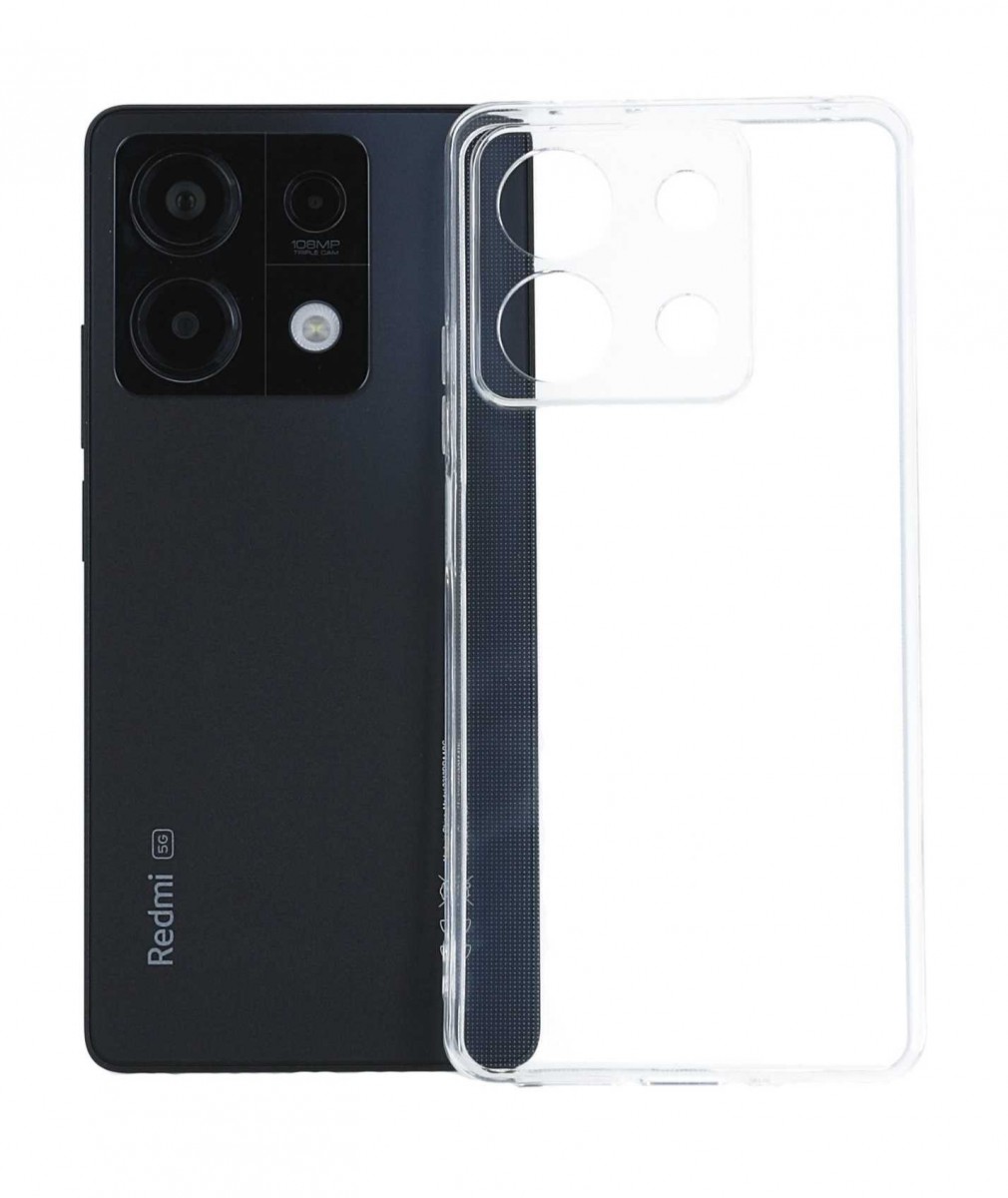 Levně Kryt TopQ Xiaomi Redmi Note 13 5G 2 mm průhledný 118625 (pouzdro neboli obal na mobil Xiaomi Redmi Note 13 5G)