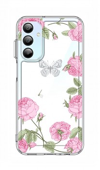 Zadní pevný kryt Image na Samsung A15 Pivoňky