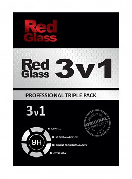 Set ochrany telefonu RedGlass na Xiaomi 12T Pro Triple Pack