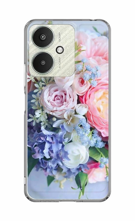 Zadní pevný kryt Image na Xiaomi Redmi 13C Kytice
