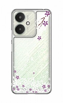 Zadní pevný kryt Image na Xiaomi Redmi 13C Květy sakury
