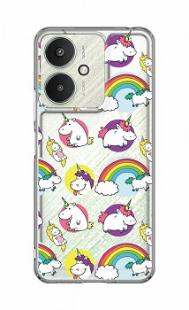 Zadní pevný kryt Image na Xiaomi Redmi 13C Chunky Unicorns