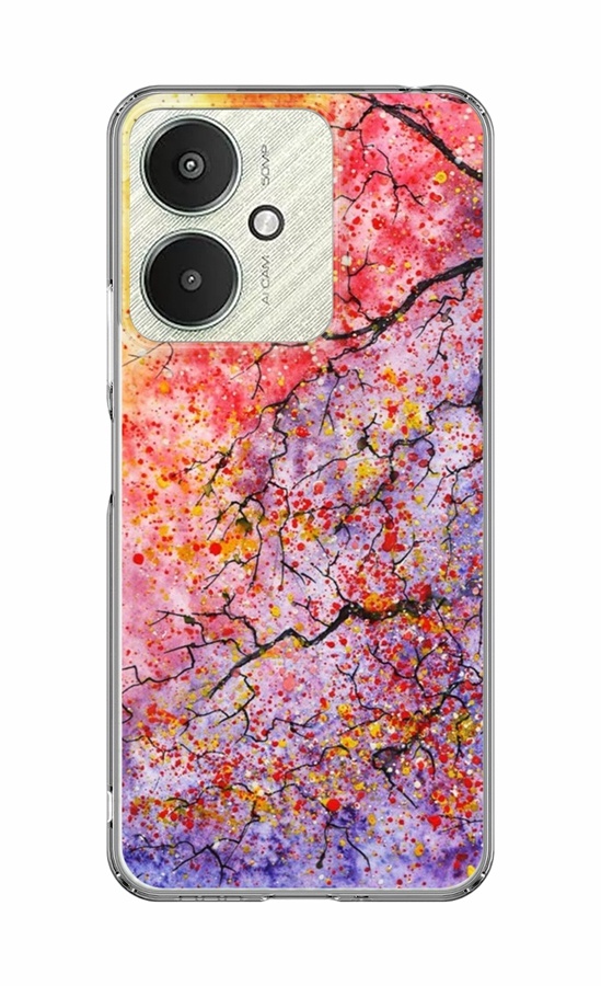 Zadní pevný kryt Image na Xiaomi Redmi 13C Abstract Tree