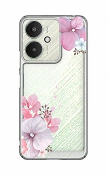 Zadní pevný kryt Image na Xiaomi Redmi 13C Violet Blossom