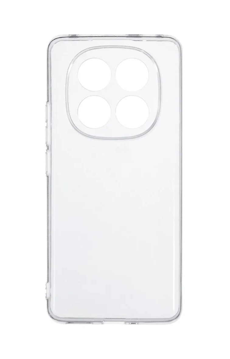 Zadní kryt Clear pro Xiaomi Redmi Note 14 Pro 4G průhledný