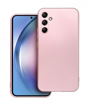 Zadní kryt Metallic na Samsung A34 růžový 