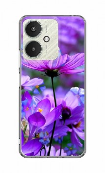 Zadní pevný kryt Image na Xiaomi Redmi 13C Rozkvetlé květy