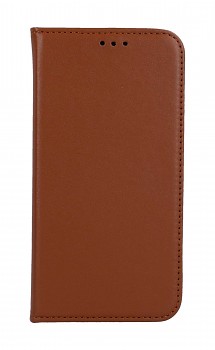 Knížkové pouzdro Leather SMART PRO na iPhone 14 Pro hnědé