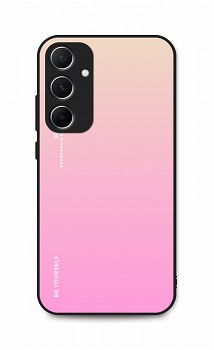 Zadní pevný kryt LUXURY na Samsung A15 duhový meruňkový