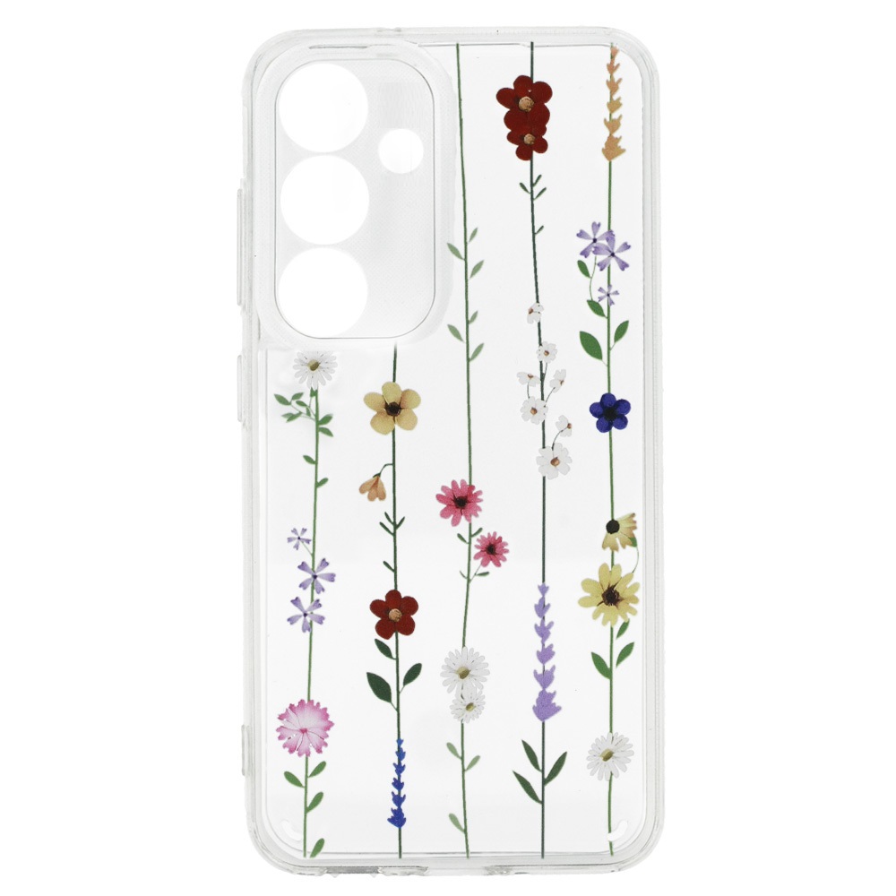 Kryt Tel Protect Flower Samsung A14 s barevnými květy 98837