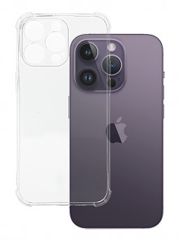 Odolný kryt na iPhone 15 Pro průhledný