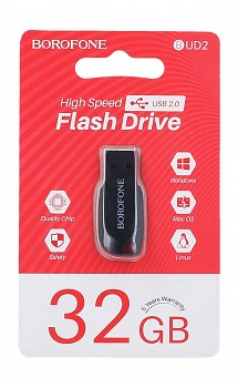 Flash disk Borofone BUD2 32GB černý