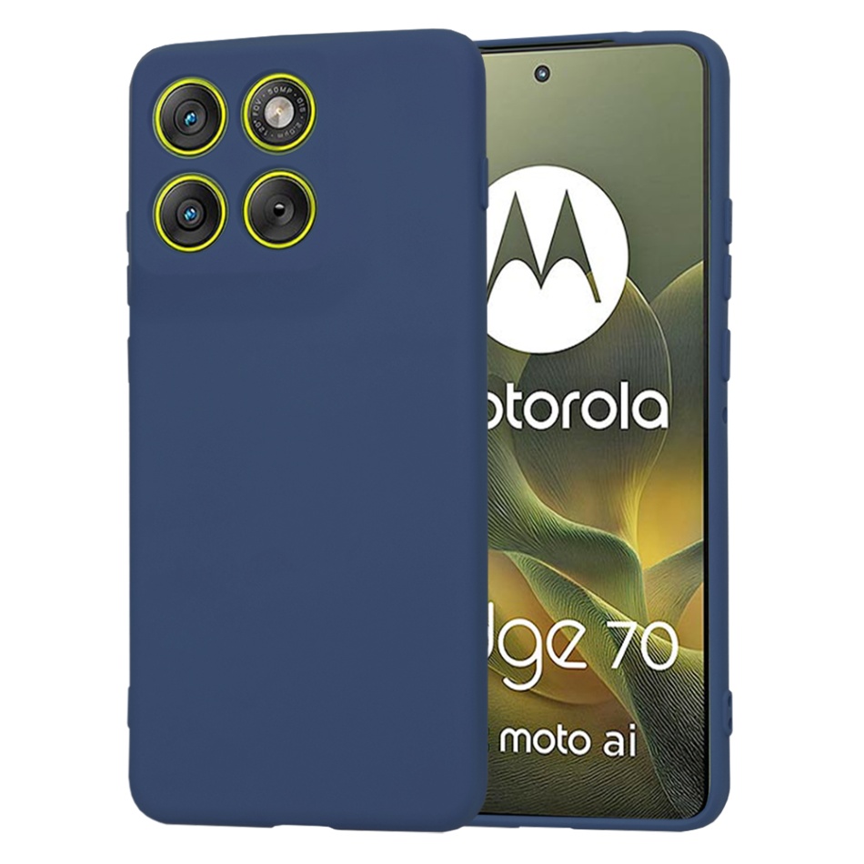 Levně Techsuit - SoftFlex - Motorola Edge 70 - tmavě modrá