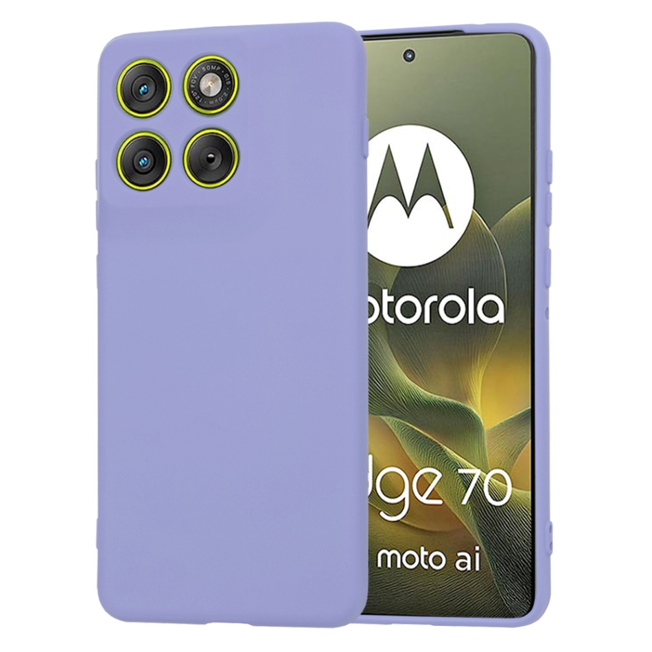 Levně Techsuit - SoftFlex - Motorola Edge 70 - světle fialová