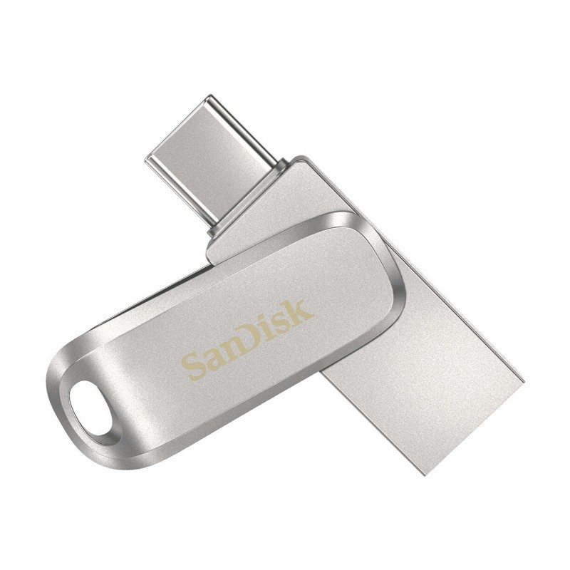 Flash disk SanDisk Ultra Dual Drive GO USB-C USB 3.1 32GB stříbrný
