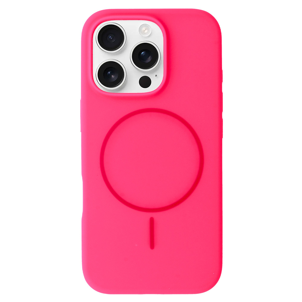 Zadní kryt Magsafe Slim Silicone pro iPhone 14 Pro Max pink