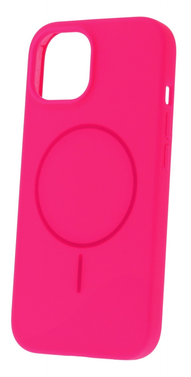 Zadní kryt Magsafe Slim Silicone pro iPhone 15 pink