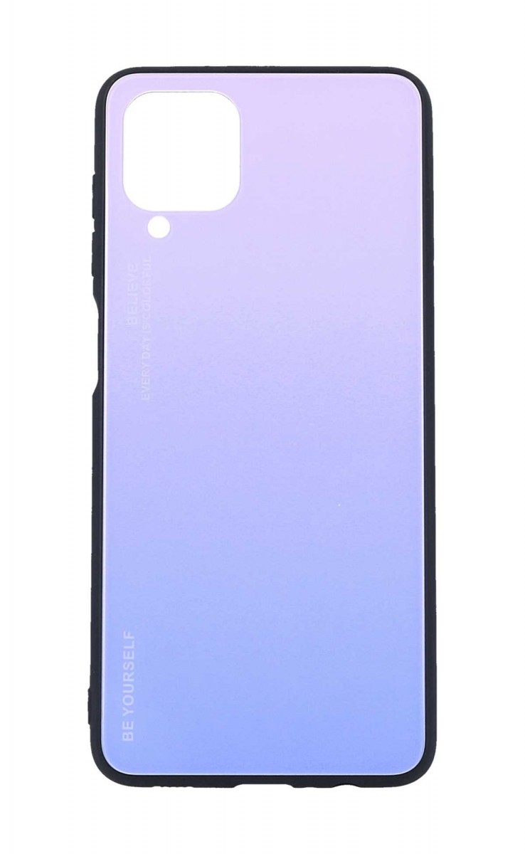 Zadní pevný kryt LUXURY na Samsung A12 pastelový fialový