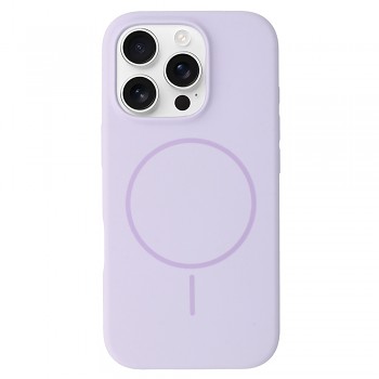 Zadní kryt Magsafe Slim Silicone pro iPhone 16 Pro purple