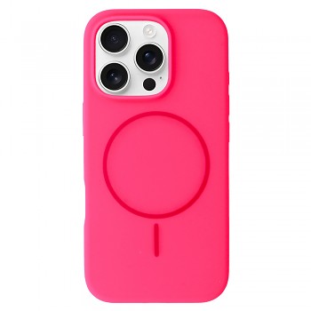Zadní kryt Magsafe Slim Silicone pro iPhone 16 Pro pink