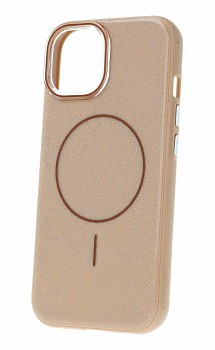 Zadní kryt Magsafe Slim Shiny pro iPhone 15 gold