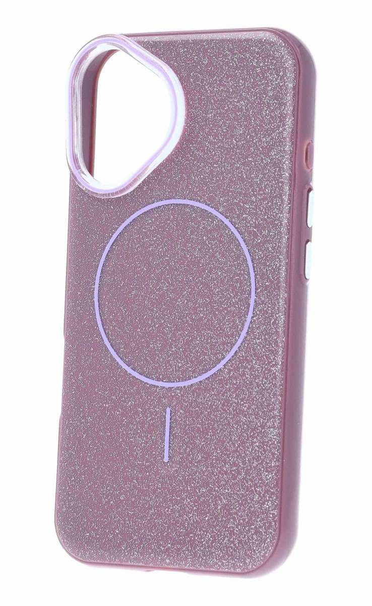 Levně Zadní kryt Magsafe Slim Shiny pro iPhone 16 purple