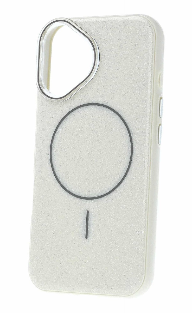 Zadní kryt Magsafe Slim Shiny pro iPhone 16 silver