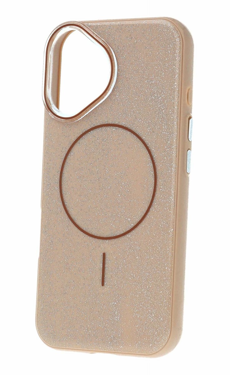 Zadní kryt Magsafe Slim Shiny pro iPhone 16 gold